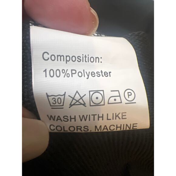 Men's Pumpkin Face Halloween Crewneck Sweatshirt Black New Size XXL - Picture 6 of 7